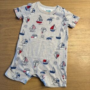 Garanimals Gray Nautical Kids Bodysuit 18M
